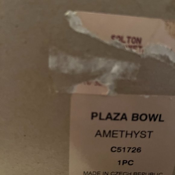 Vintage Block China Plaza Amethyst‎ Bowl (original box) - Picture 7 of 7
